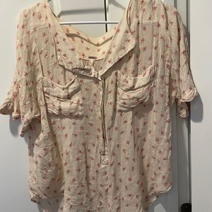 Flowy free people top